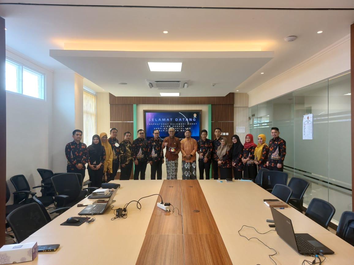 Kunjungan Kerja Inspektorat Sulawesi Barat dalam rangka Sharing Pengelolaan MCP, SPI dan WBS