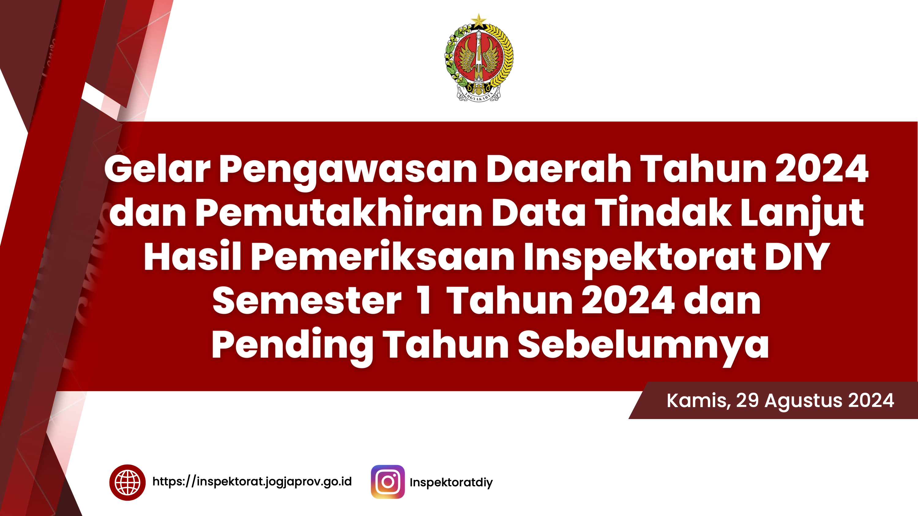 Gelar Pengawasan Daerah 2024